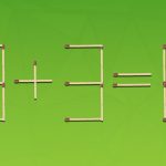 Du musst 2 Streichhölzer verschieben, um die Gleichheit zu erreichen: