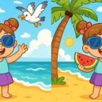 IQ-Test: Finde 3 Unterschiede in einem Bild von einem Mädchen